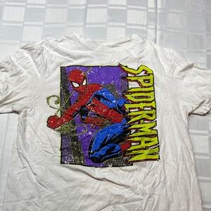 Spider-Man White Spider-Man Short Sleeve Tee